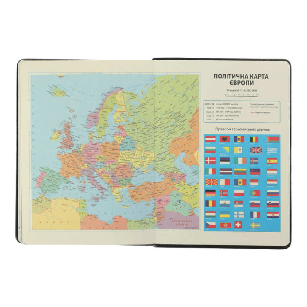 Тижневик Buromax датований 2026 STEEL, А5 червоний (BM.2127-05)