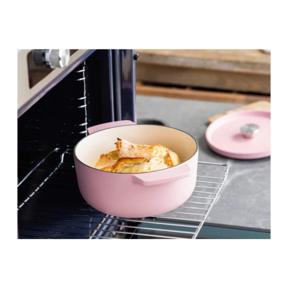 Каструля KitchenAid чавунна з кришкою 3,3 л Суха троянда (CC007430-001)