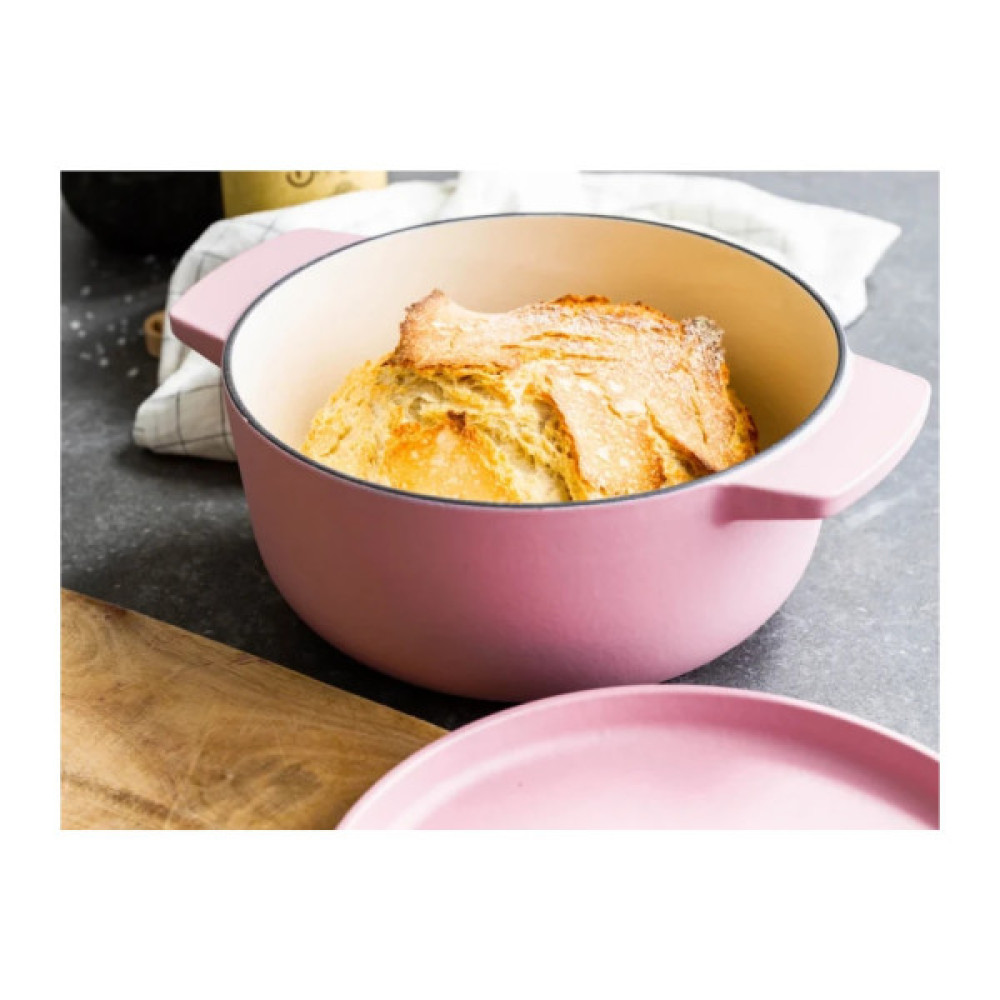 Каструля KitchenAid чавунна з кришкою 3,3 л Суха троянда (CC007430-001)