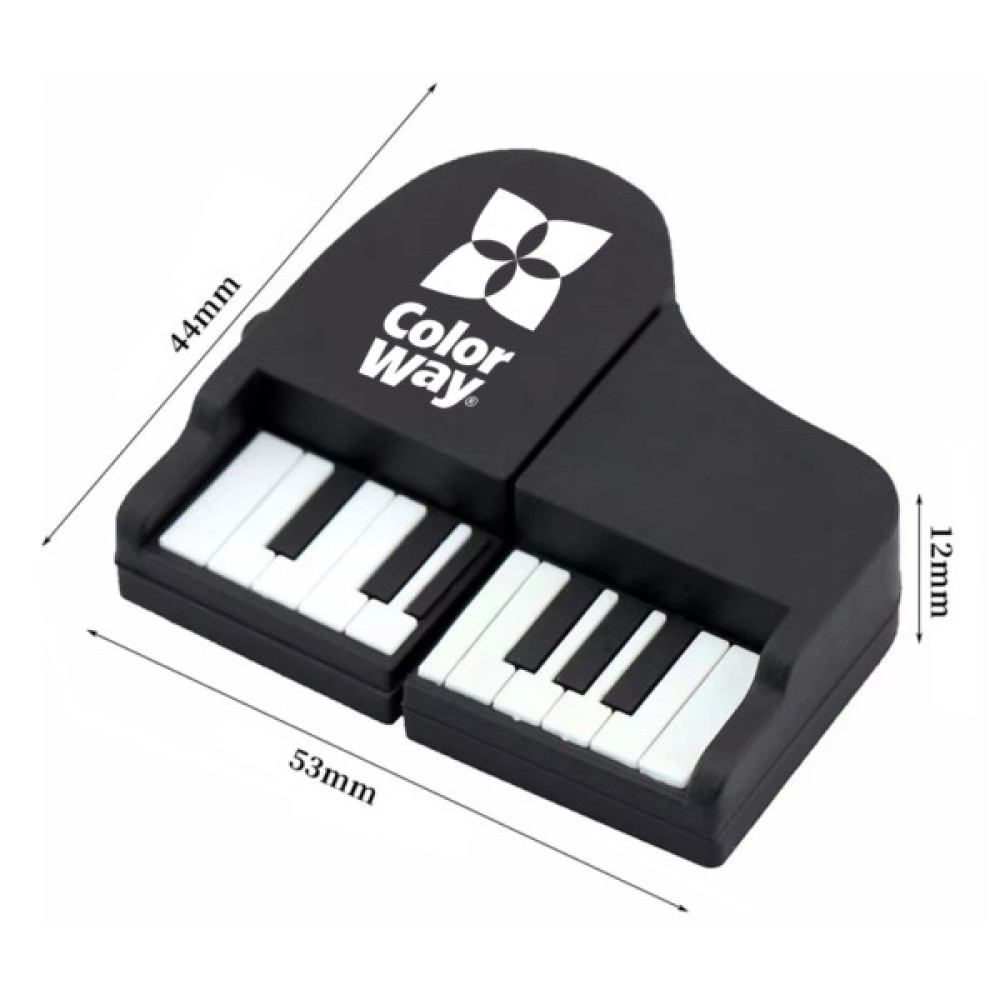 USB флеш накопичувач ColorWay Piano 32 GB 3.0 Black (CW-USBPO32)