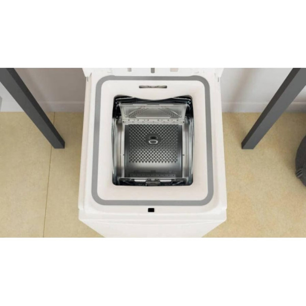 Пральна машина Whirlpool вертикальна, 6кг, 1000, C, 60см, дисплей, білий