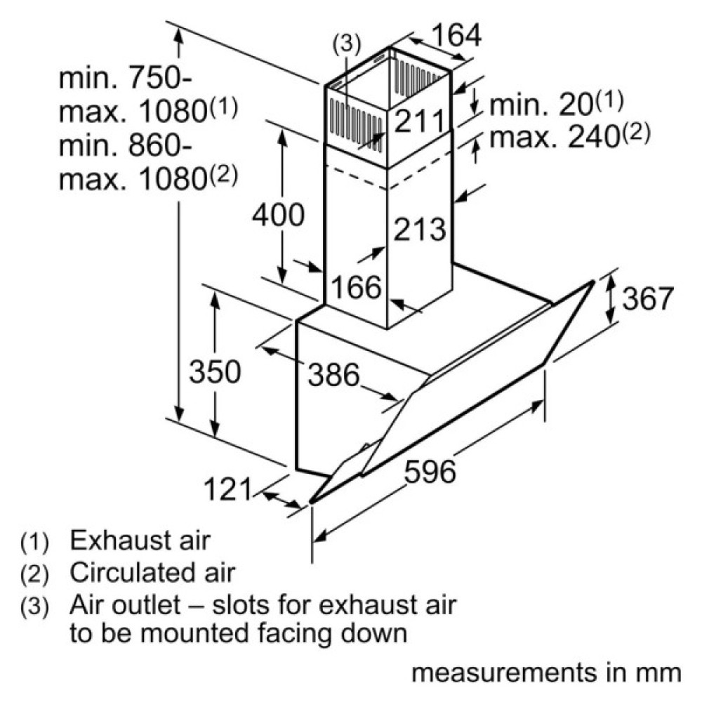 Витяжка кухонна Bosch DWK67PJ60T