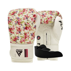 Боксерські рукавички RDX FL-6 White 10 oz (BGR-FL6W-10oz)
