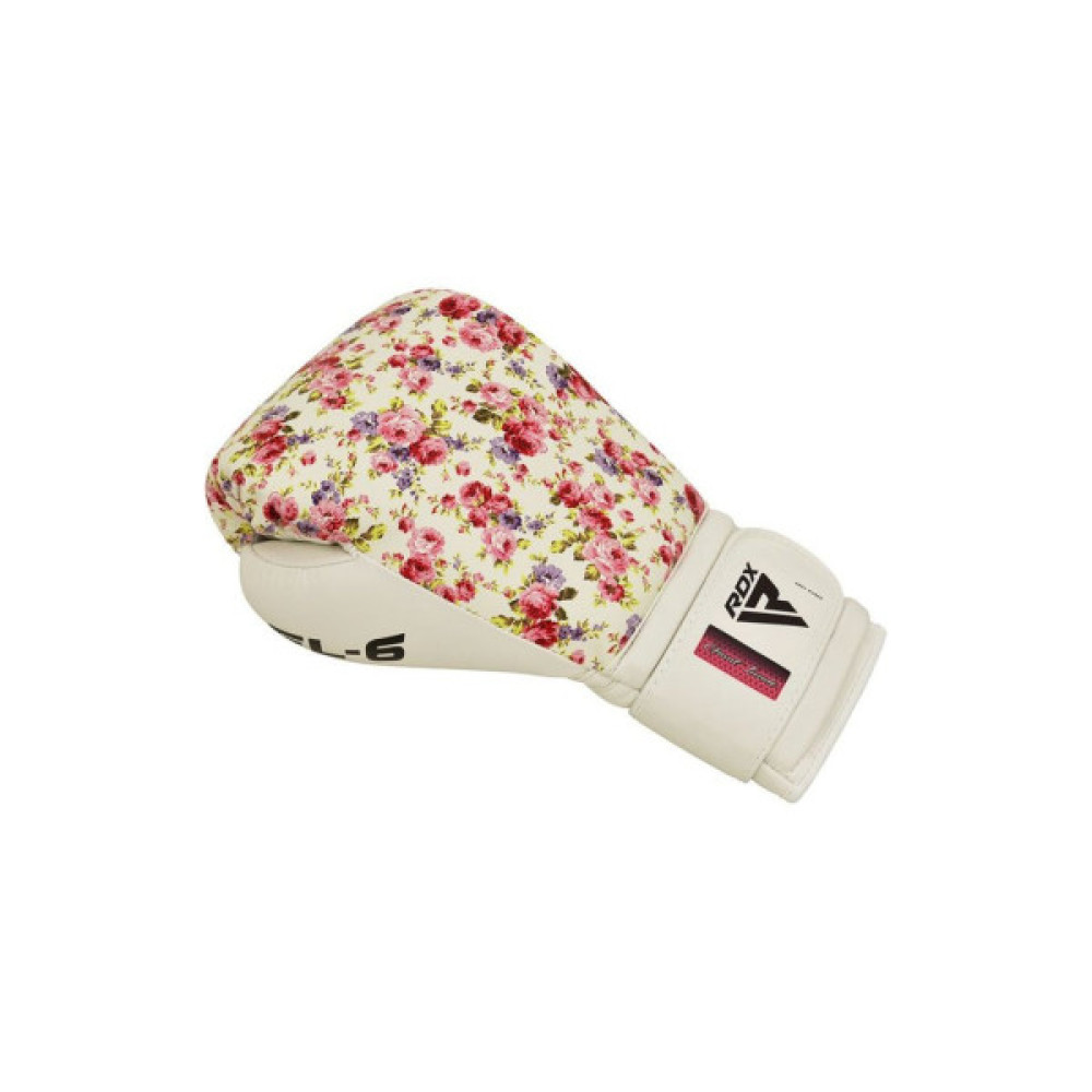 Боксерські рукавички RDX FL-6 White 10 oz (BGR-FL6W-10oz)