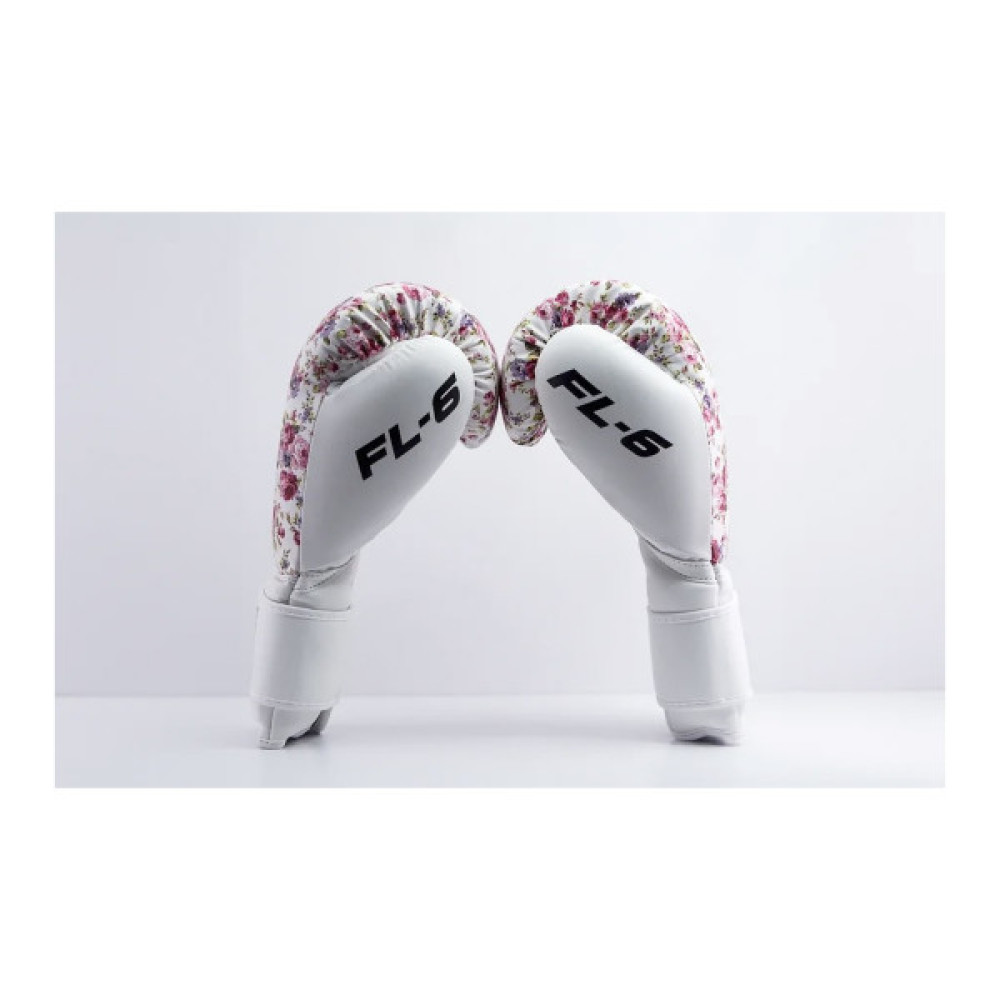 Боксерські рукавички RDX FL-6 White 10 oz (BGR-FL6W-10oz)