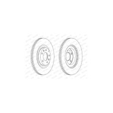 Гальмівний диск FERODO DDF2002C