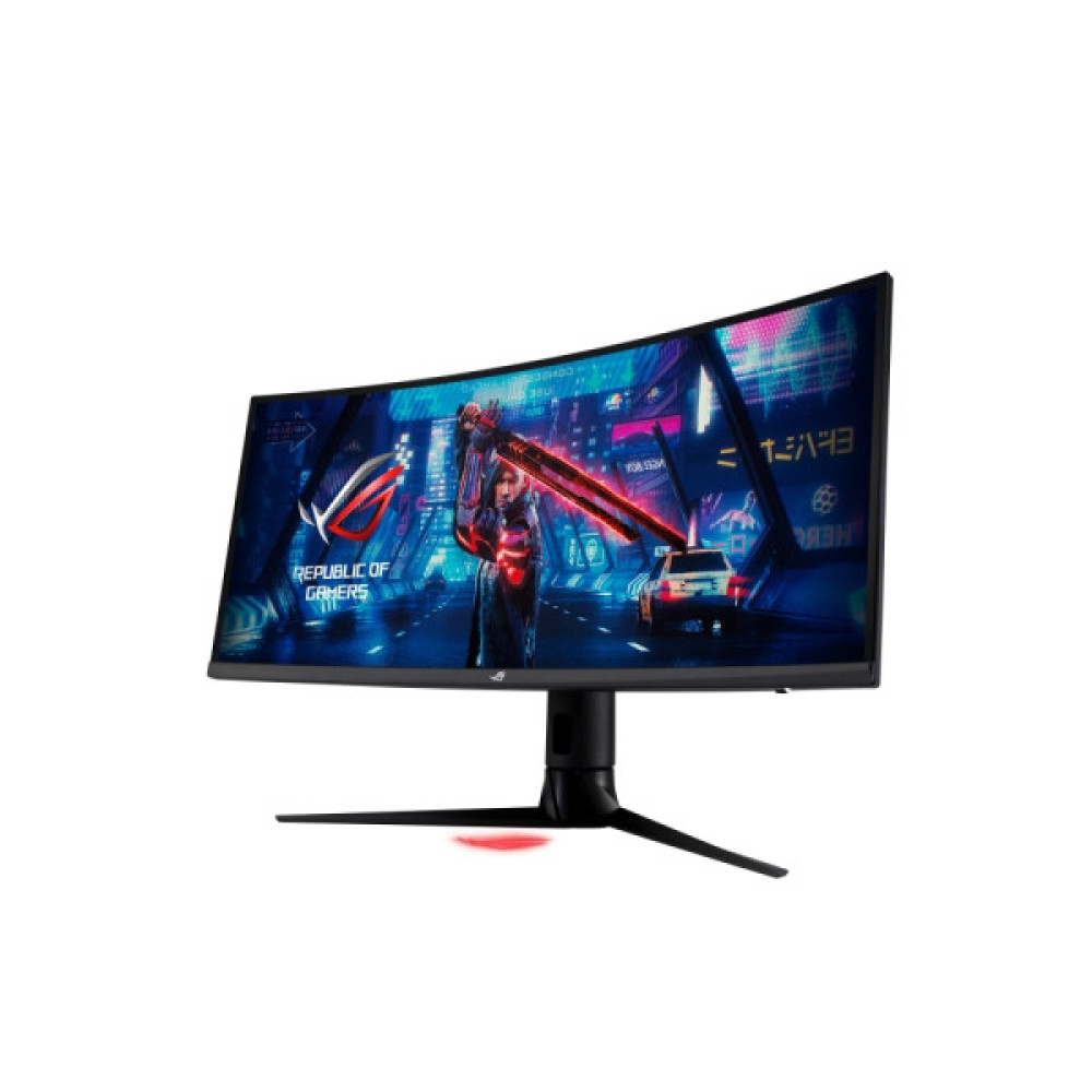 Монітор Asus 34.1" ROG Strix XG349C HDMI, DP, USB-C, 2xUSB, MM, IPS, 3440x1440, 21:9, 180Hz, 1ms, DCI-P3 98%, CURVED, AdaptiveSync, HAS, HDR400
