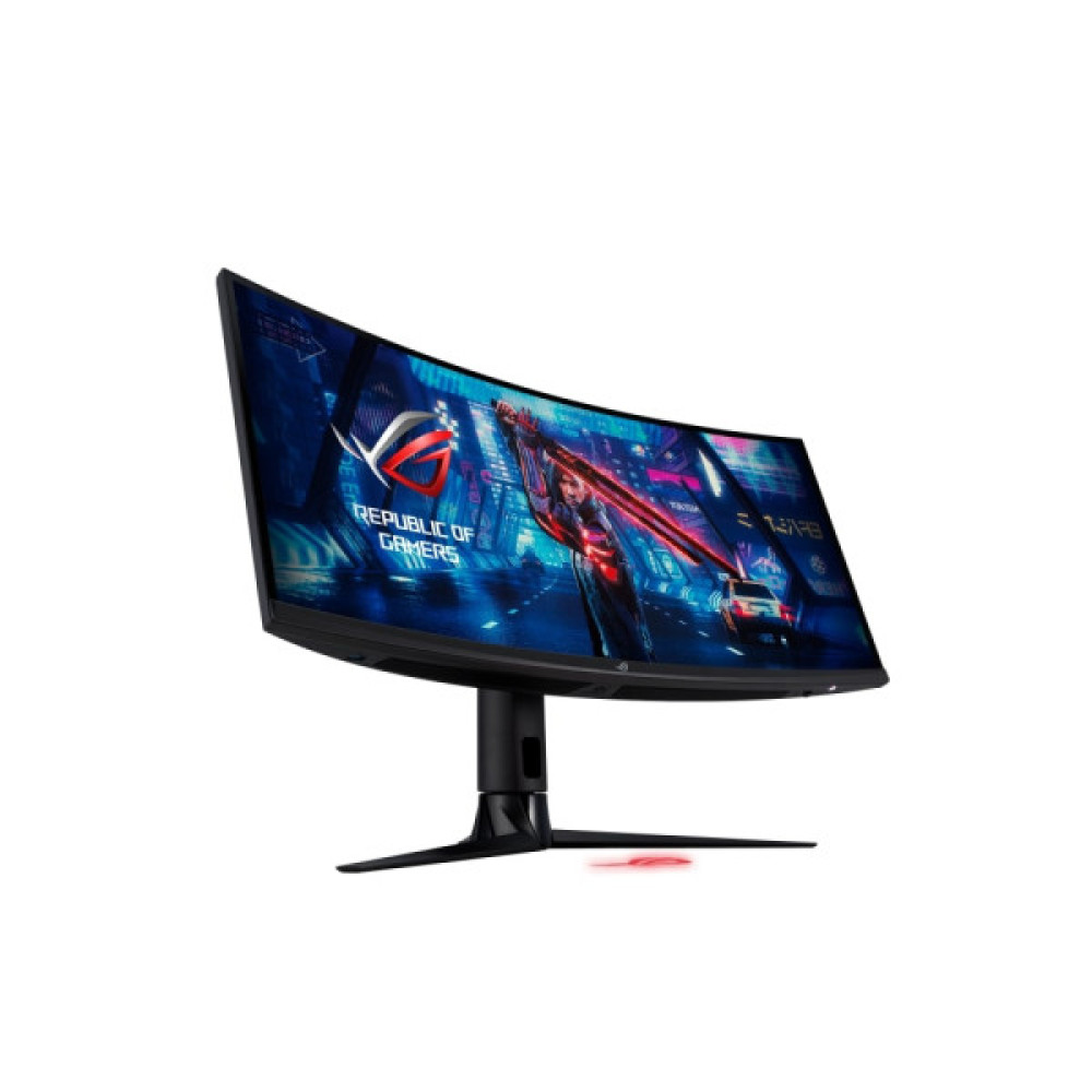Монітор Asus 34.1" ROG Strix XG349C HDMI, DP, USB-C, 2xUSB, MM, IPS, 3440x1440, 21:9, 180Hz, 1ms, DCI-P3 98%, CURVED, AdaptiveSync, HAS, HDR400