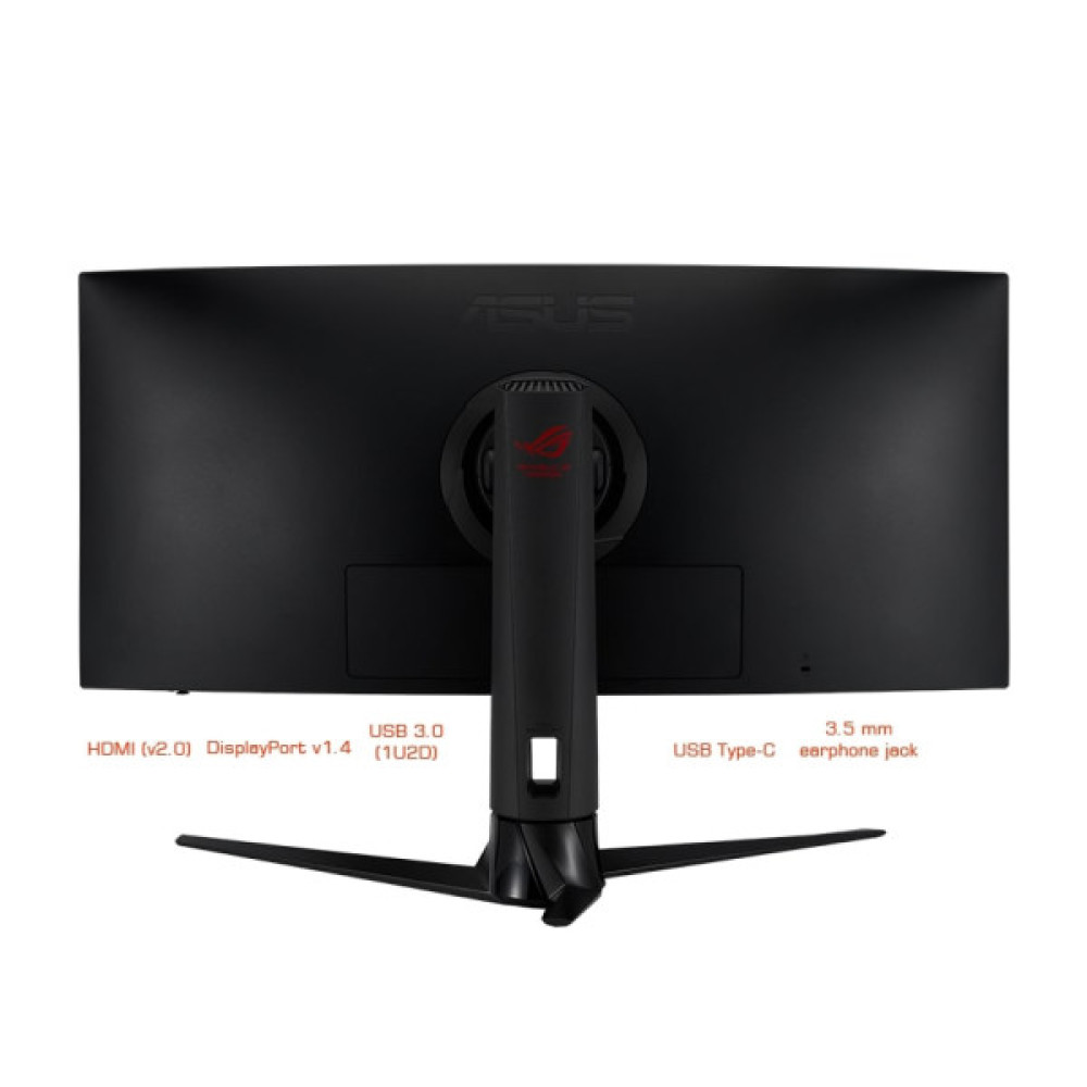 Монітор Asus 34.1" ROG Strix XG349C HDMI, DP, USB-C, 2xUSB, MM, IPS, 3440x1440, 21:9, 180Hz, 1ms, DCI-P3 98%, CURVED, AdaptiveSync, HAS, HDR400