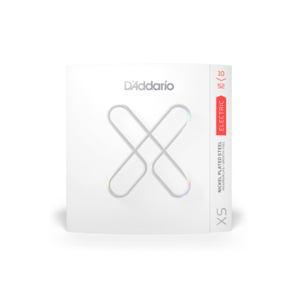Струни для гітари D'Addario XS Coated Electric Guitar Strings Light Top / Heavy Bottom (10-52) (XSE1052)