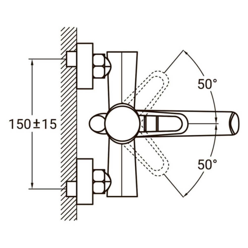 Змішувач AQUATICA HK-2C130C
