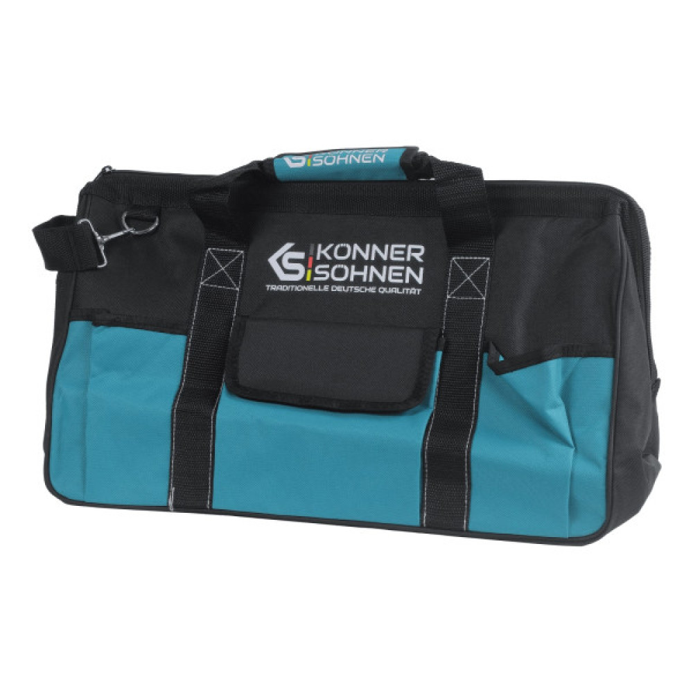 Набір із трьох акумуляторних інструментів Konner&Sohnen KS RHAGD 20V SET 3 20В дриль, шліфмашина кутова, перфоратор, швидкий ЗП 4.5А акб 2х4А·год сумка 7.5кг