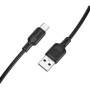 Дата кабель USB 2.0 AM to USB-C 3.0m silicone BX113 black BOROFONE (6941991115554)