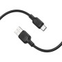Дата кабель USB 2.0 AM to USB-C 3.0m silicone BX113 black BOROFONE (6941991115554)