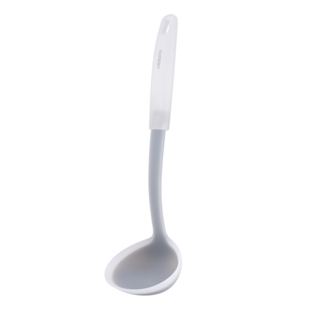 Ополоник ARDESTO Fresh, 28.2см, силікон, пластик, сірий (AR1658G)