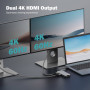 Порт-реплікатор Digitus USB-C > 2xHDMI/2xUSB-A/USB-C/SD/MicroSD/RJ54 (DA-70915) Порт-реплікатор Digitus USB-C > 2xHDMI/2xUSB-A/USB-C/SD/MicroSD/RJ54 (DA-70915)