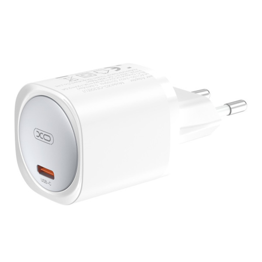 Зарядний пристрій XO CE20 33W USB-C PD30W/PPS33W White (CE20_White)