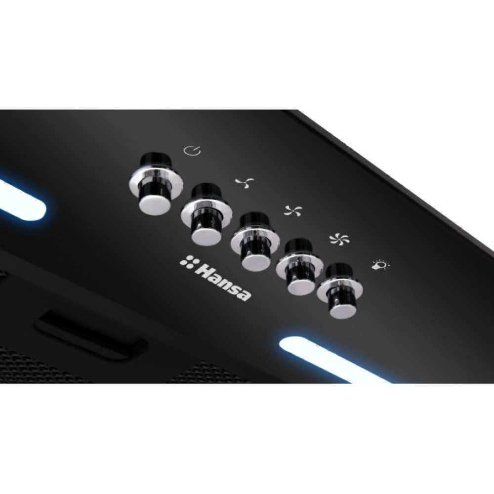 Витяжка Hansa вбудована, 55см, 400м.куб/год., чорна