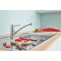 Змішувач для кухні Grohe BauClassic, довж.виливу - 231мм, поворотний, 1важіль, хром