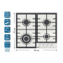 Варочна поверхня PRIME Technics PGH 50023 FIXC Варочна поверхня PRIME Technics PGH 50023 FIXC