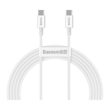 Дата кабель USB-C to USB-C 1.0m 100W white Baseus (CATYS-B02) Дата кабель USB-C to USB-C 1.0m 100W white Baseus (CATYS-B02)