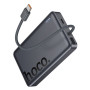 Батарея універсальна HOCO 10000 mAh Origen Dual PD/20W Magnetic with cable Type-C Metal Gray (Q44 / 714983)
