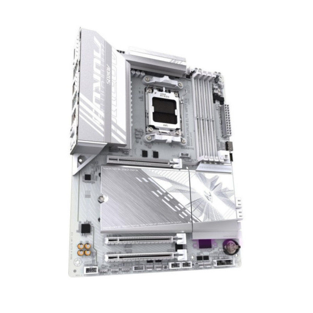 Материнська плата GIGABYTE B850 A ELITE WF7 ICE sAM5 B850 4xDDR5 M.2 DP Type-C Wi-Fi BT ATX білий