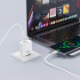Зарядний пристрій XO 1xUSB 22.5W + 1xUSB-C PD30W white (CE42.white)