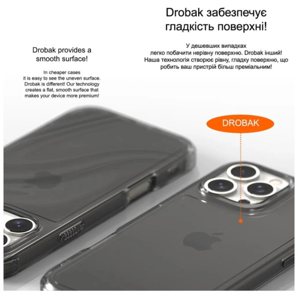 Чохол до мобільного телефона Drobak Acrylic Case with Airbag для Apple iPhone 14 (949401)