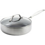 Сотейник GreenPan Geneva з кришкою 24 см, 2,6 л (CC004782-001) Сотейник GreenPan Geneva з кришкою 24 см, 2,6 л (CC004782-001)