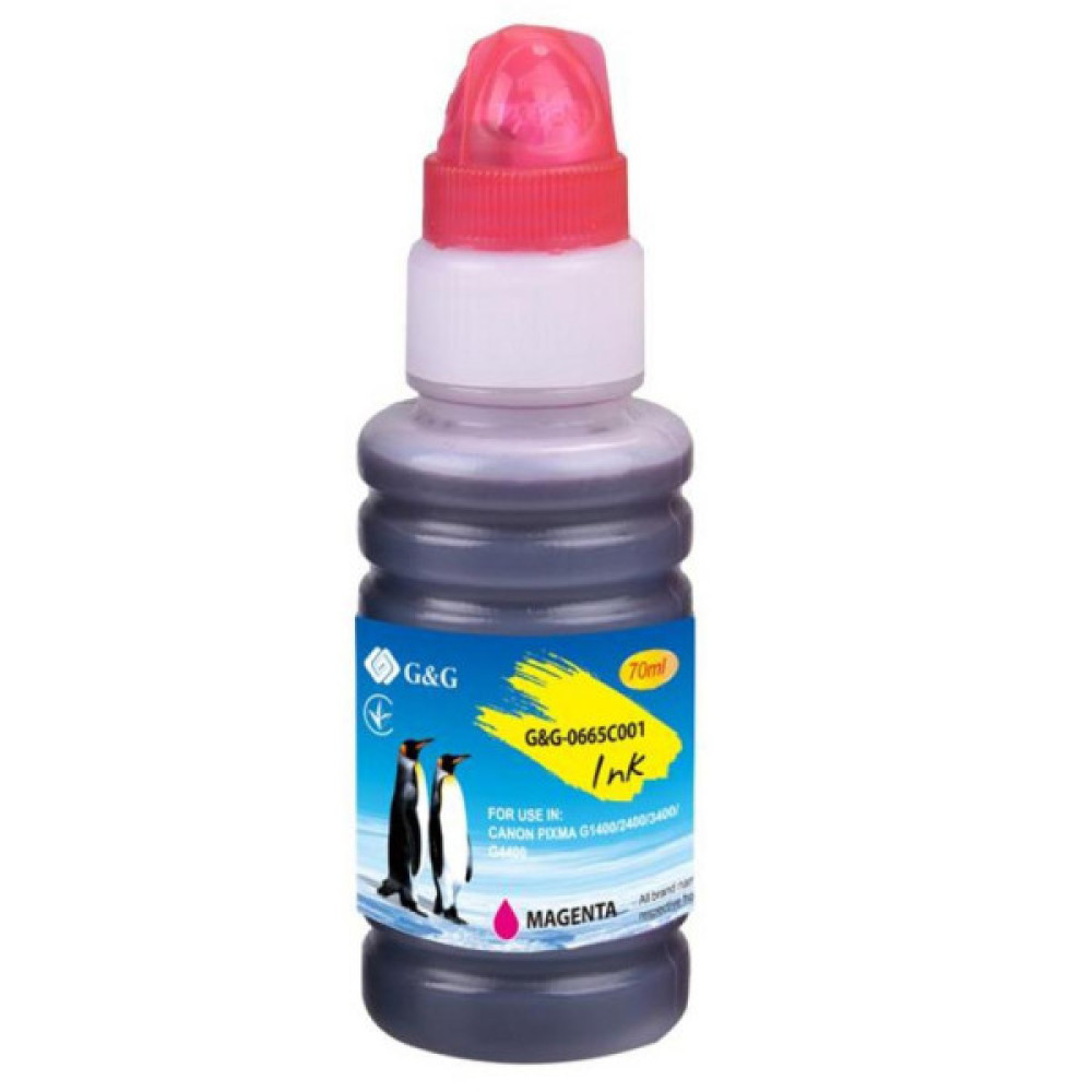 Чорнило G&G Canon GI-490 Magenta, контейнер 70ml (G&G-0665C001) Чорнило G&G Canon GI-490 Magenta, контейнер 70ml (G&G-0665C001)