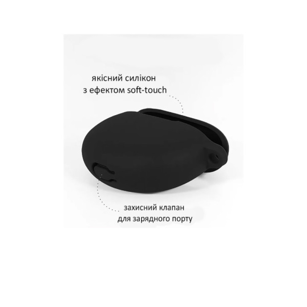 Чохол для навушників BeCover Silicon для Xiaomi Redmi Buds 4 Active Black (710176)