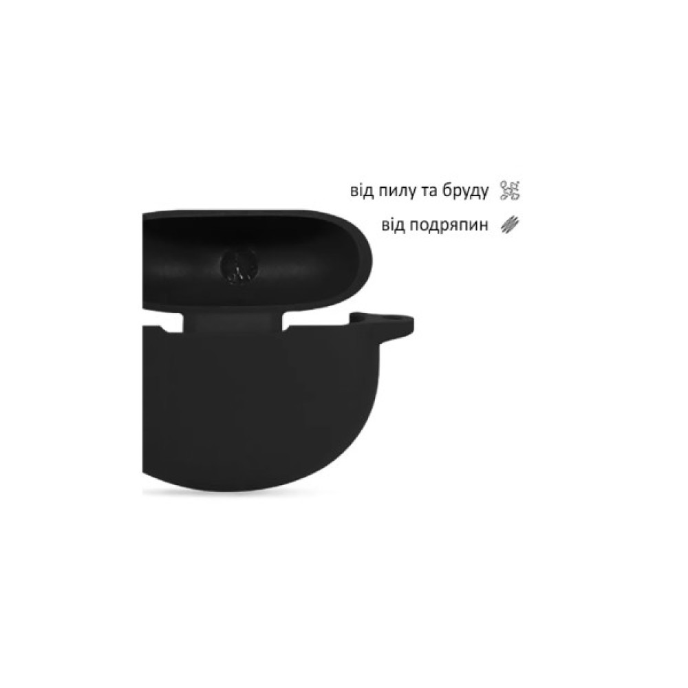Чохол для навушників BeCover Silicon для Xiaomi Redmi Buds 4 Active Black (710176)