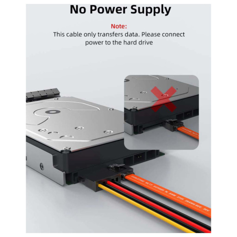 Кабель для передачі даних SATA III 0.5m 90° corner Cabletime (CA915903)