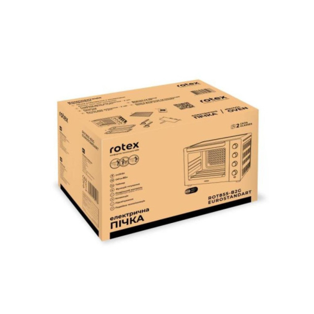 Електропіч Rotex ROT855-B2G EUROSTANDART