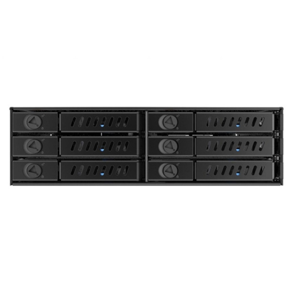 Бекплейн Chieftec 1x5.25"/6x2.5" Hot-Swap Metal (CMR-625)