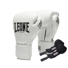 Боксерські рукавички Leone GN111 The Greatest White 12 унцій (GN111_White_12oz)