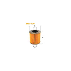 Фільтр паливний Wixfiltron WF8300