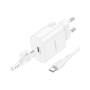 Зарядний пристрій BOROFONE BA82A Platinum USB-C PD25W + cable USB-C to USB-C White (6941991112270) Зарядний пристрій BOROFONE BA82A Platinum USB-C PD25W + cable USB-C to USB-C White (6941991112270)
