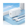 Зарядний пристрій BOROFONE BA82A Platinum USB-C PD25W + cable USB-C to USB-C White (6941991112270) Зарядний пристрій BOROFONE BA82A Platinum USB-C PD25W + cable USB-C to USB-C White (6941991112270)