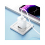 Зарядний пристрій BOROFONE BA82A Platinum USB-C PD25W + cable USB-C to USB-C White (6941991112270) Зарядний пристрій BOROFONE BA82A Platinum USB-C PD25W + cable USB-C to USB-C White (6941991112270)