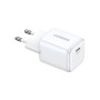 Зарядний пристрій Ugreen USB-C PD20W GaN CD318 white (15324) Зарядний пристрій Ugreen USB-C PD20W GaN CD318 white (15324)