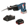 Пила шабельна акумуляторна Bosch Professional GKS 18 V-LI 18В 1х4А·год пропил 250мм хід 24мм 4.8кг