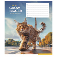 Зошит Школярик Gigantic cats 12 аркушів лінія (012-3451L) Зошит Школярик Gigantic cats 12 аркушів лінія (012-3451L)