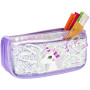 Пенал Cool For School з блискітками 2 відділення фіолетовий (CF87065) Пенал Cool For School з блискітками 2 відділення фіолетовий (CF87065)