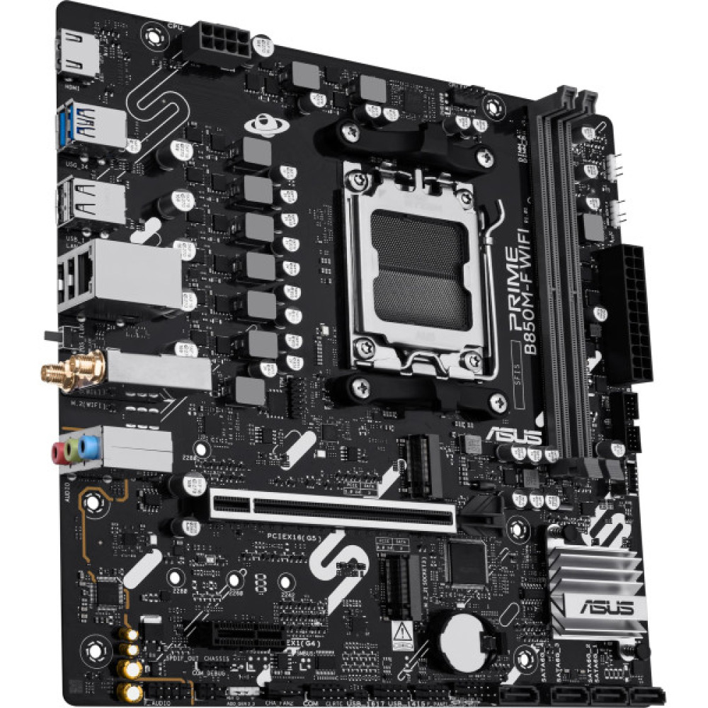 Материнcька плата ASUS PRIME B850M-F WIFI sAM5 B850 2xDDR5 M.2 HDMI Wi-Fi BT mATX