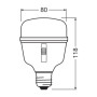 Лампочка Osram LED T80 GROW 20W CL 230V FR E27 (4058075845800)