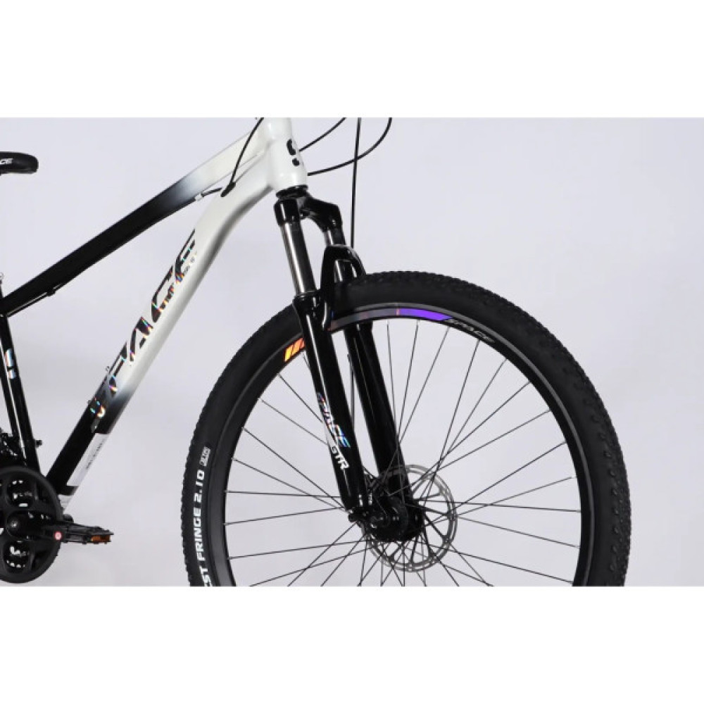 Велосипед Space 29" MARS DD FR рама-16" ST 2026 чорний з білим (OPS-SP-29-154)