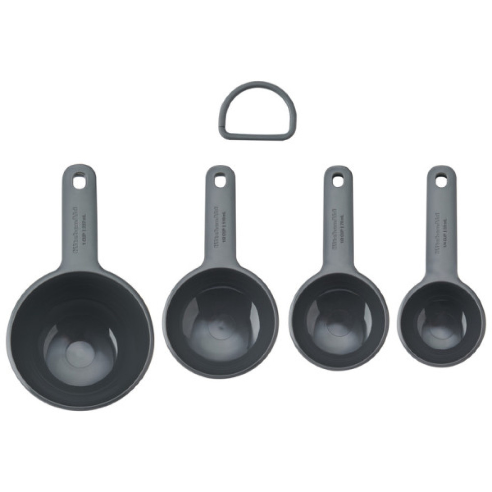 Аксесуар кухонний KitchenAid Набір мірних ложок Coreline, 4 шт, сірий (KQG058OHCGG)