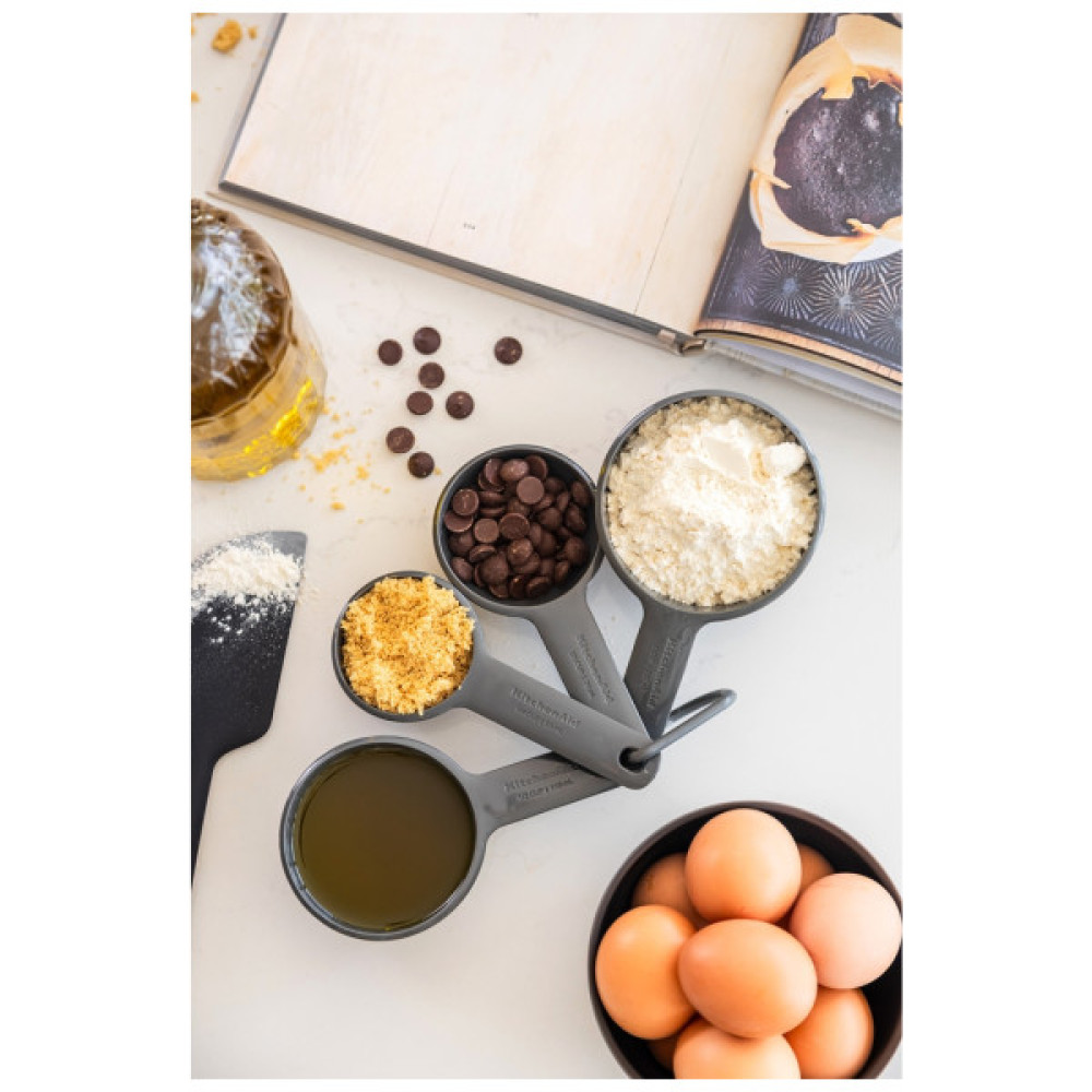 Аксесуар кухонний KitchenAid Набір мірних ложок Coreline, 4 шт, сірий (KQG058OHCGG)